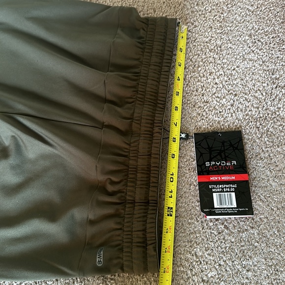 New Spyder Active workout suit. Medium bark green - Picture 8 of 12